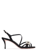 Roger Vivier Sandalia Flower — Negro