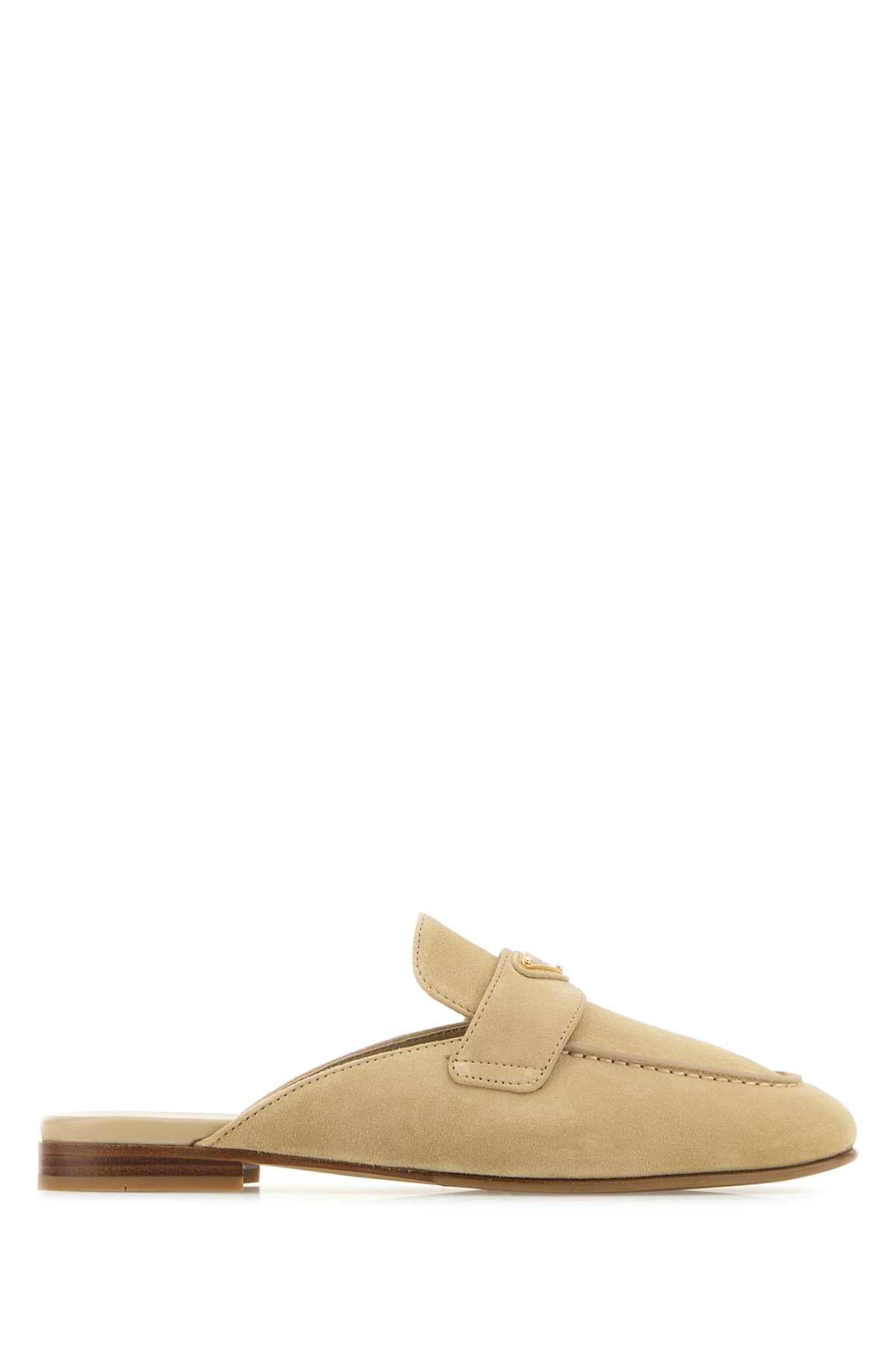 Prada Sabot Mule — Beige