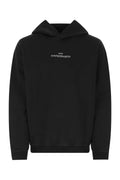 Maison Margiela Cotton Logo Hoodie — Black