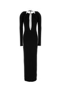 Marine Serre Jersey Dress — Black