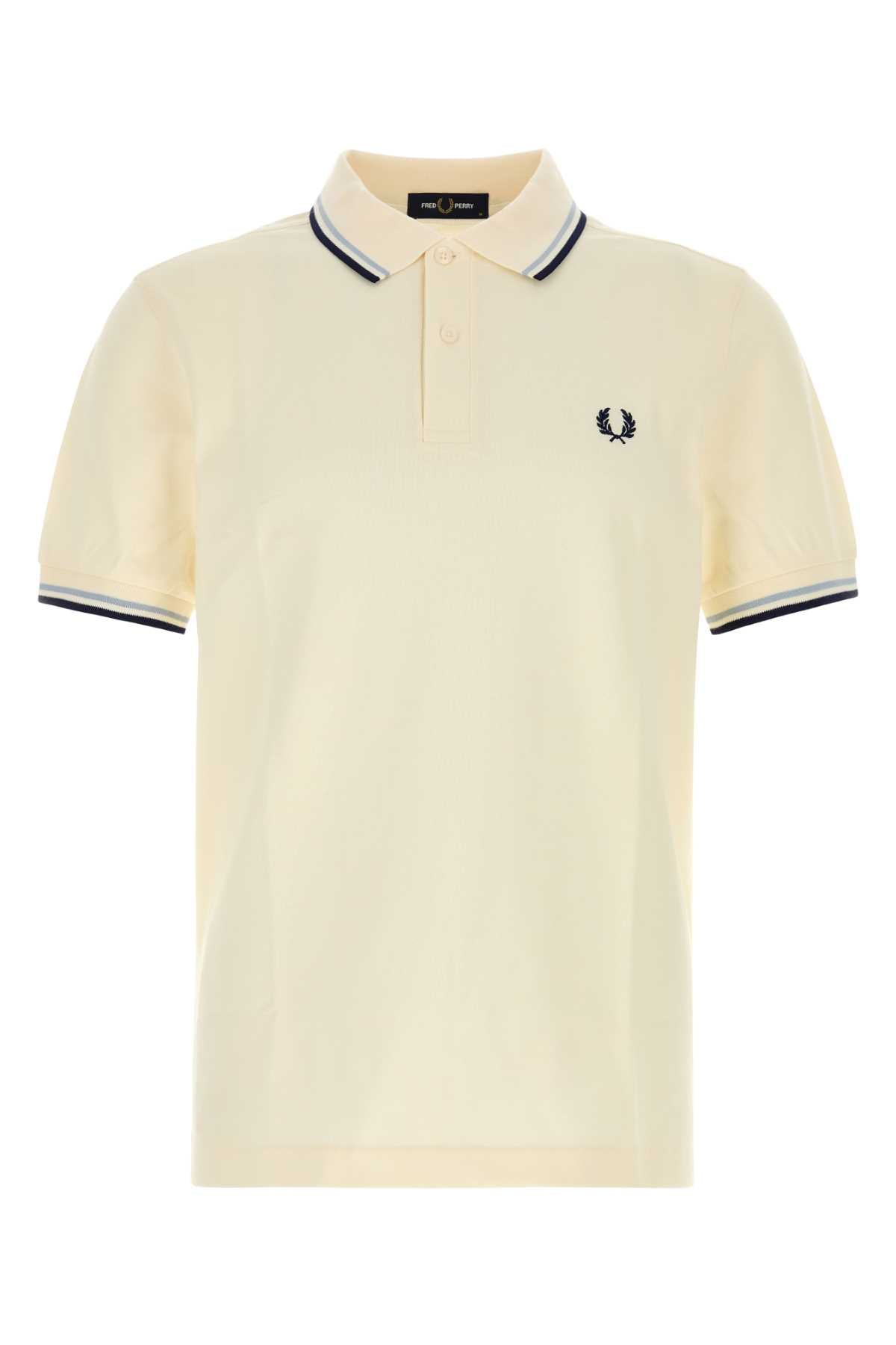Fred Perry Twin Polo — Beige