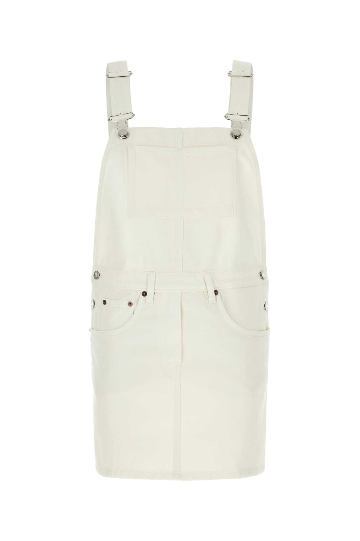 Prada Denim Dress — White