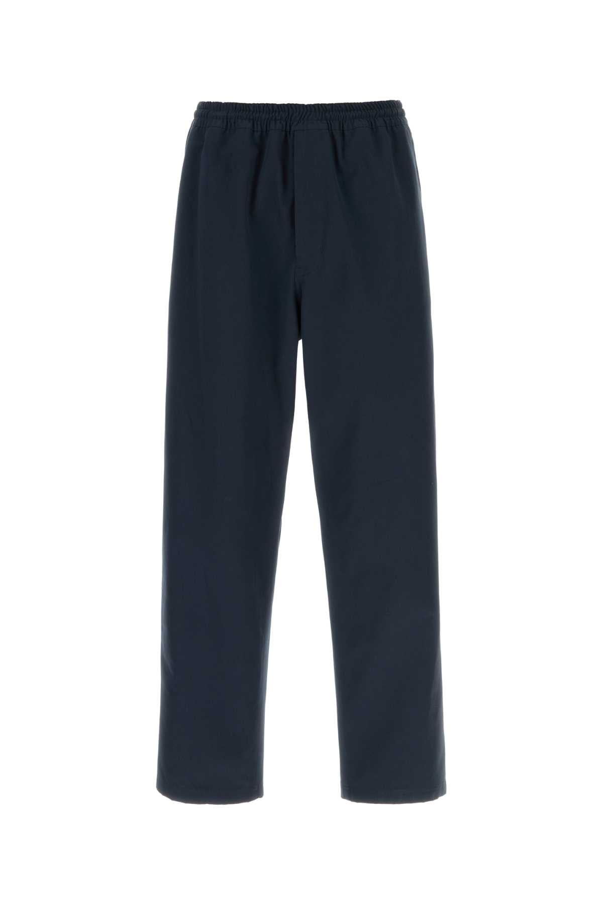 Prada Cotton Trousers — Navy