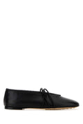 Bottega Veneta Lucia Flat — Black