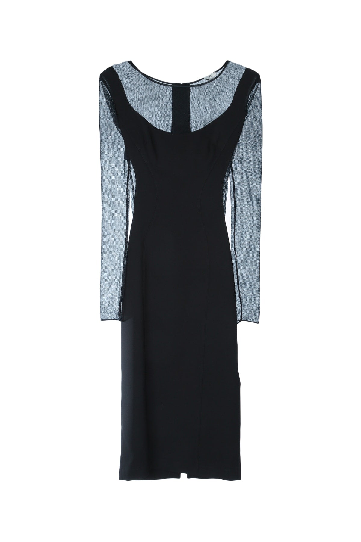 Elisabetta Franchi Longuette Dress — Black