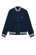 Polo Ralph Lauren Jr Striped Bomber Jacket — Navy