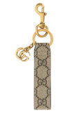 Gucci Chain Key Case — Beige