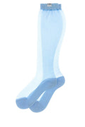 MM6 Maison Margiela Organza-Panelled Socks Socks — Blue