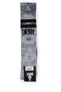 Dkny Junior Logo-Striped Socks — Gray