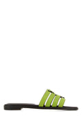 Tory Burch Ines Cage Slide — Green