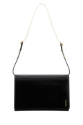 Jil Sander Calf Leather Shoulder Bag — Black