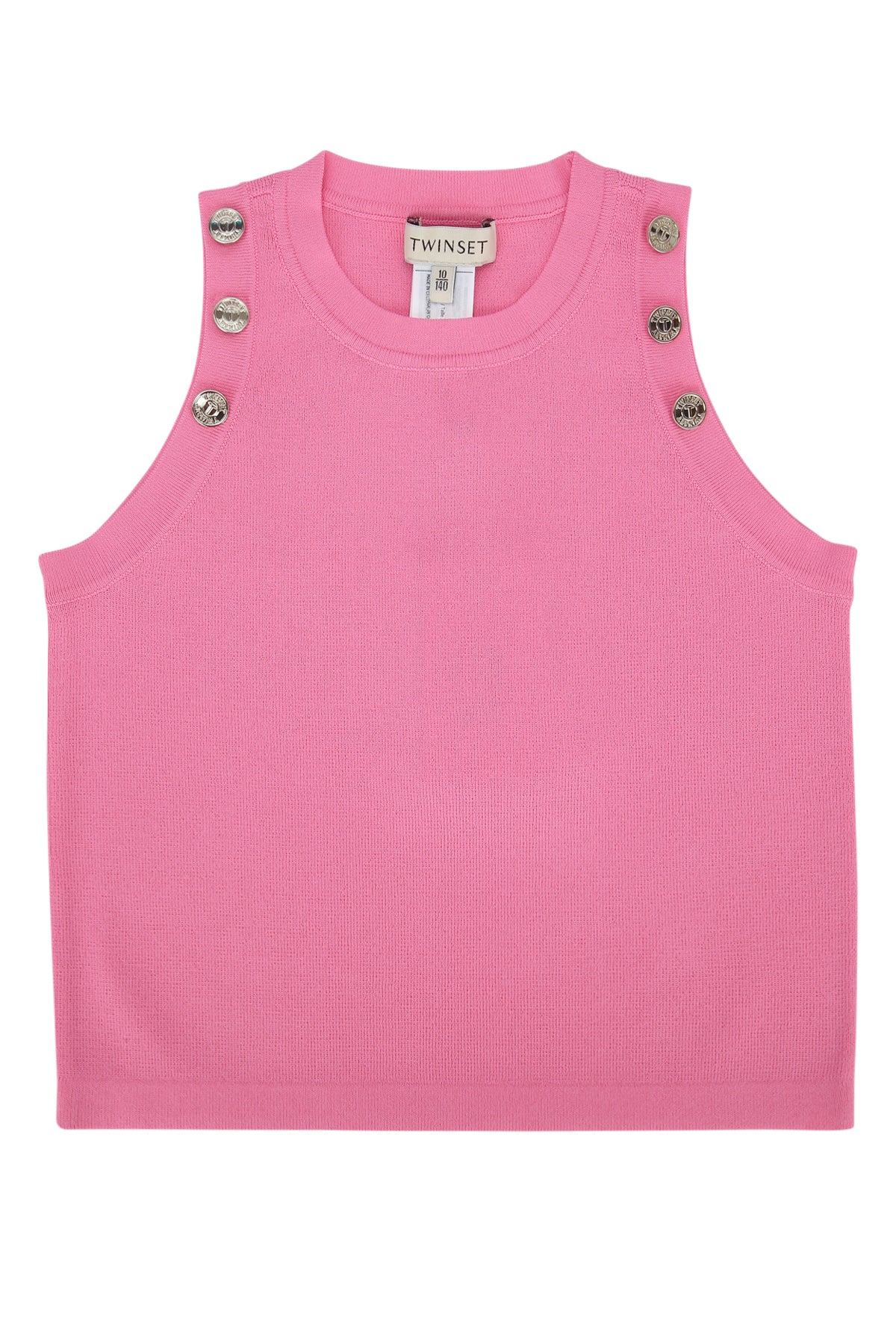 Twin-Set Righe Tank Top — Pink