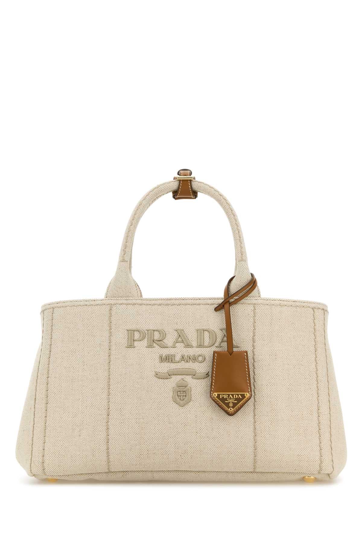 Prada Milano Shoulder Bag — Beige