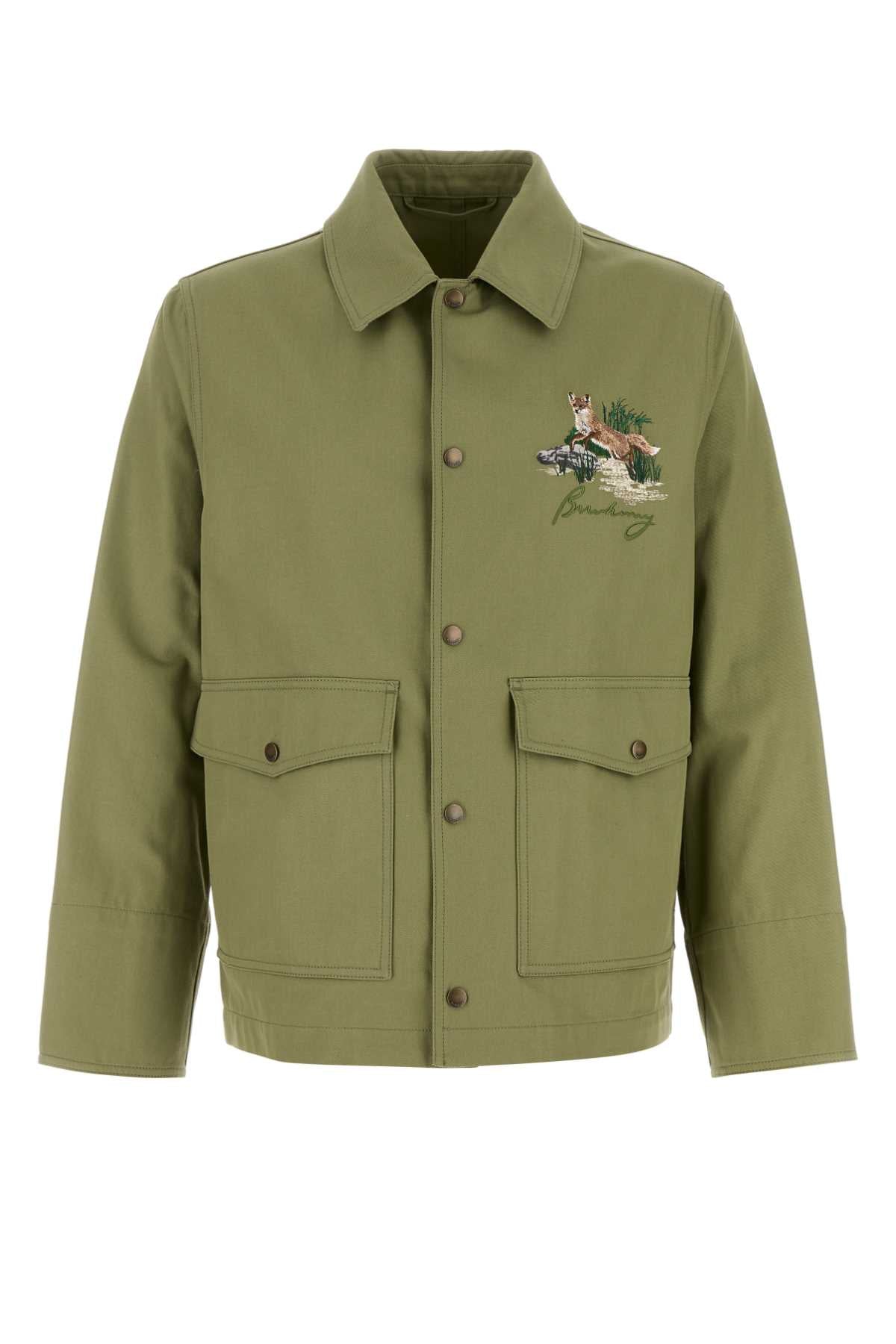 Burberry Cotton Jacket — Green