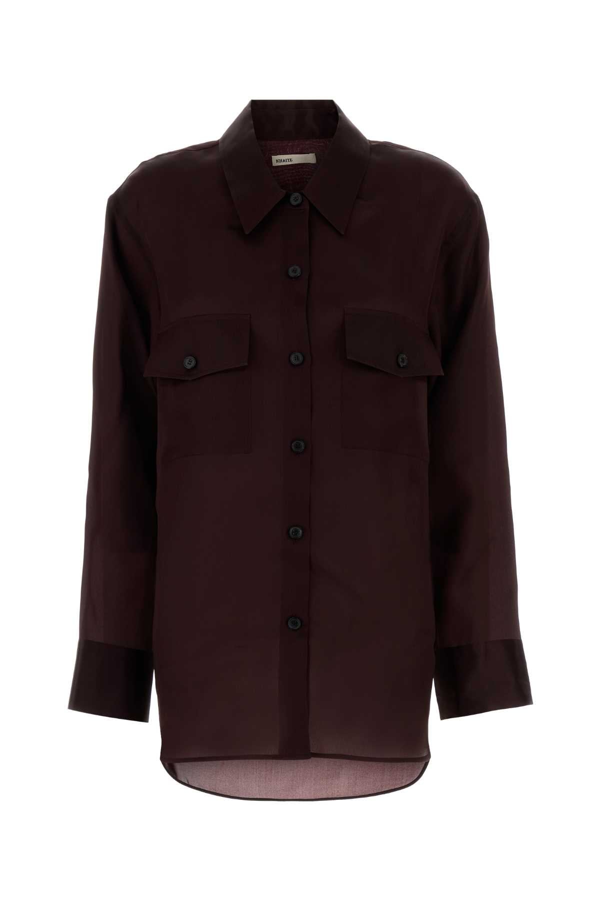 Khaite Matteo Shirt — Purple