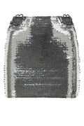 Nensi Dojaka Sequin Mini Skirt — Silver