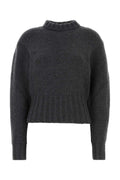 Alexander McQueen Crewnk Sweater — Gray