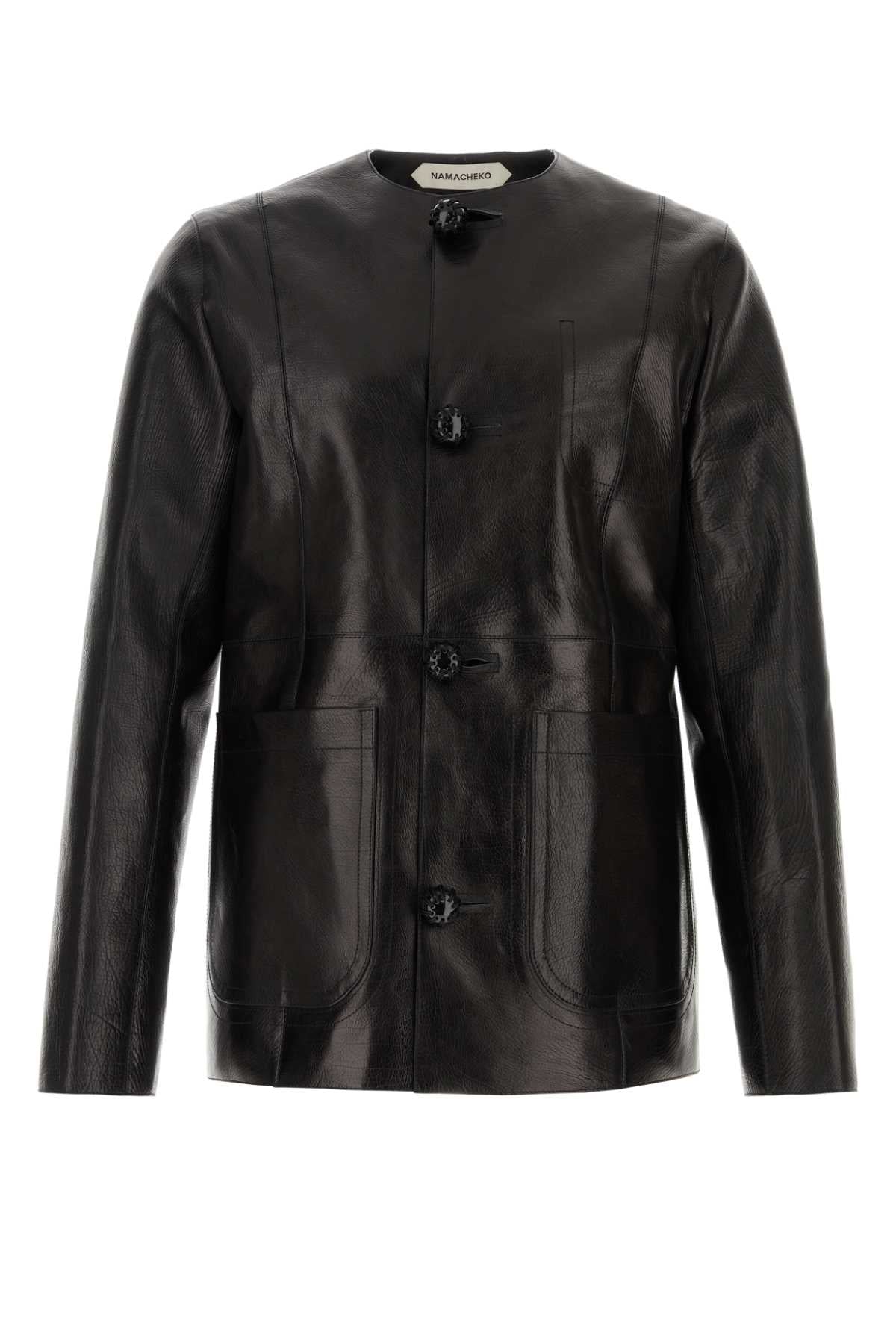 Namacheko Leather Jacket — Black