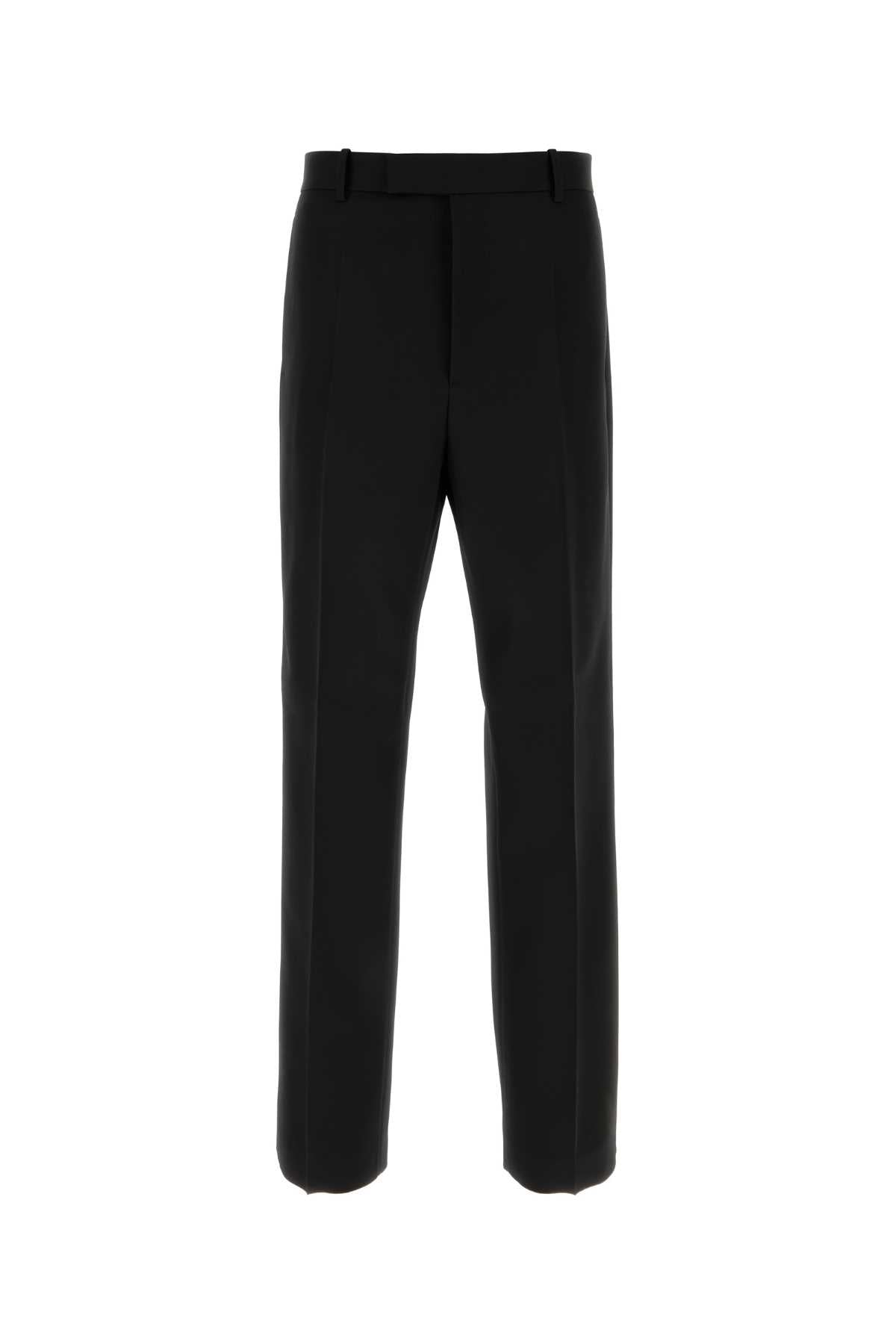 Jil Sander Gabardine Trousers — Black