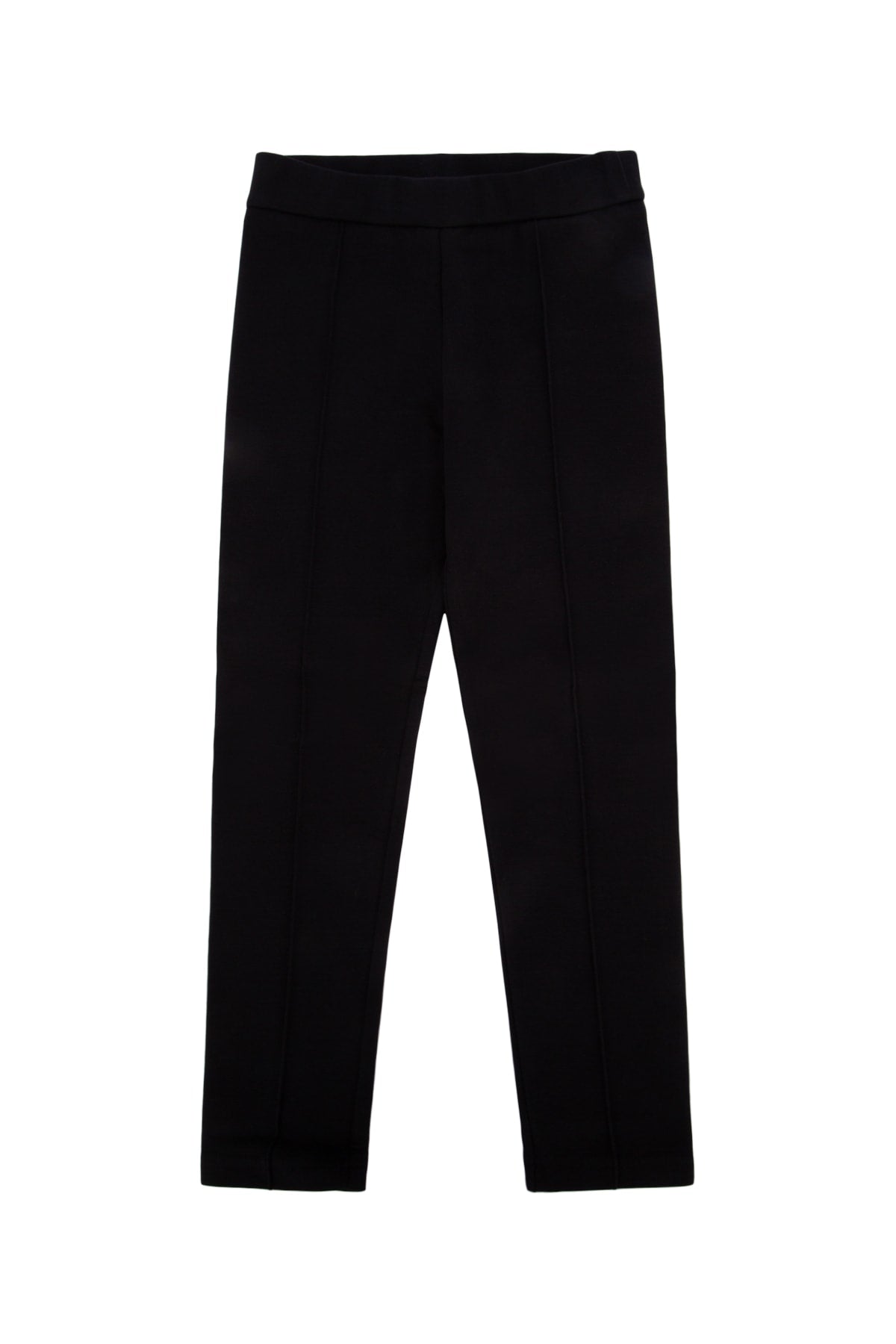 Moncler Jr Pull-on Cotton Trousers — Black