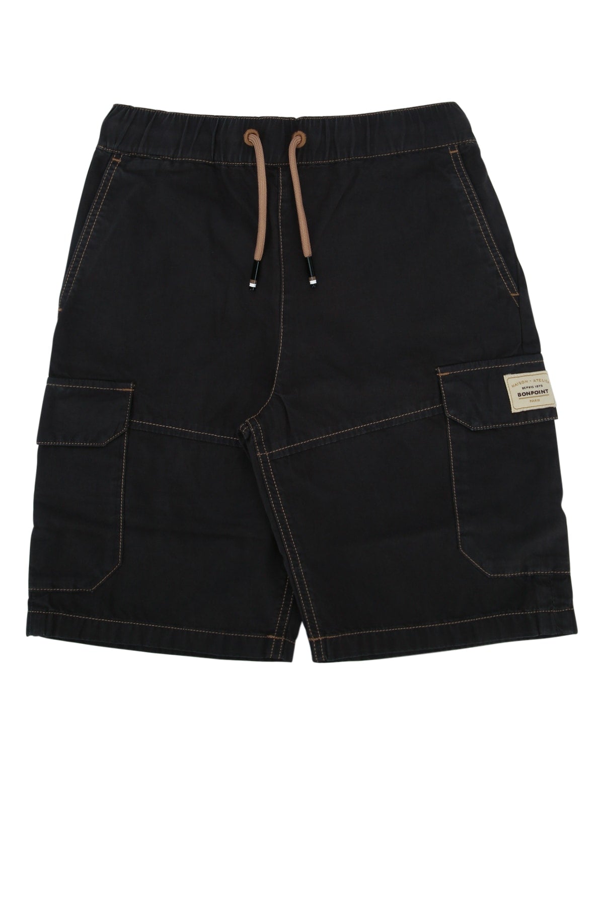 Bonpoint Lawson Cargo Shorts — Black