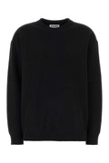 Jil Sander Cotton Crew-Neck Sweater — Black