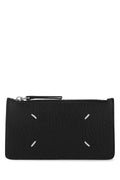 Maison Margiela Leather Card Case Wallet — Black