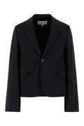 Loewe Wool Blazer — Navy