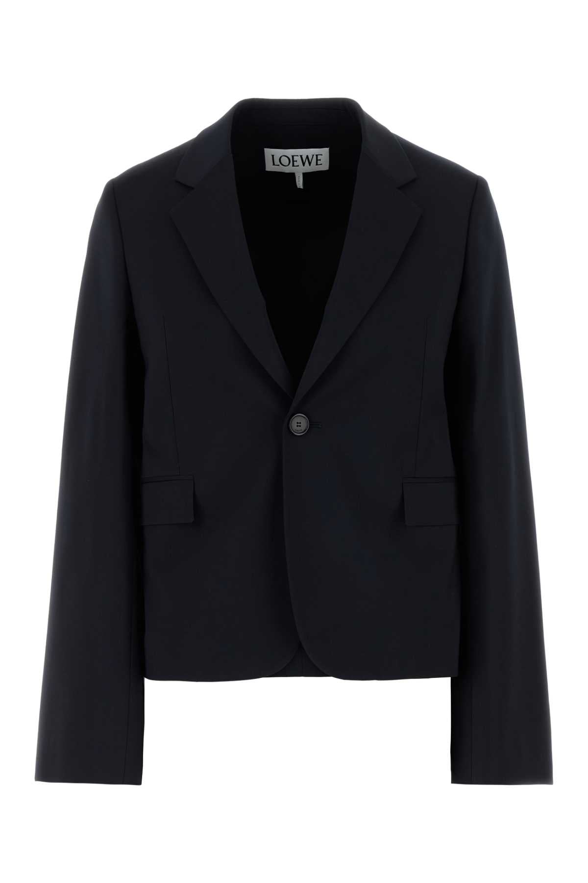 Loewe Wool Blazer — Navy