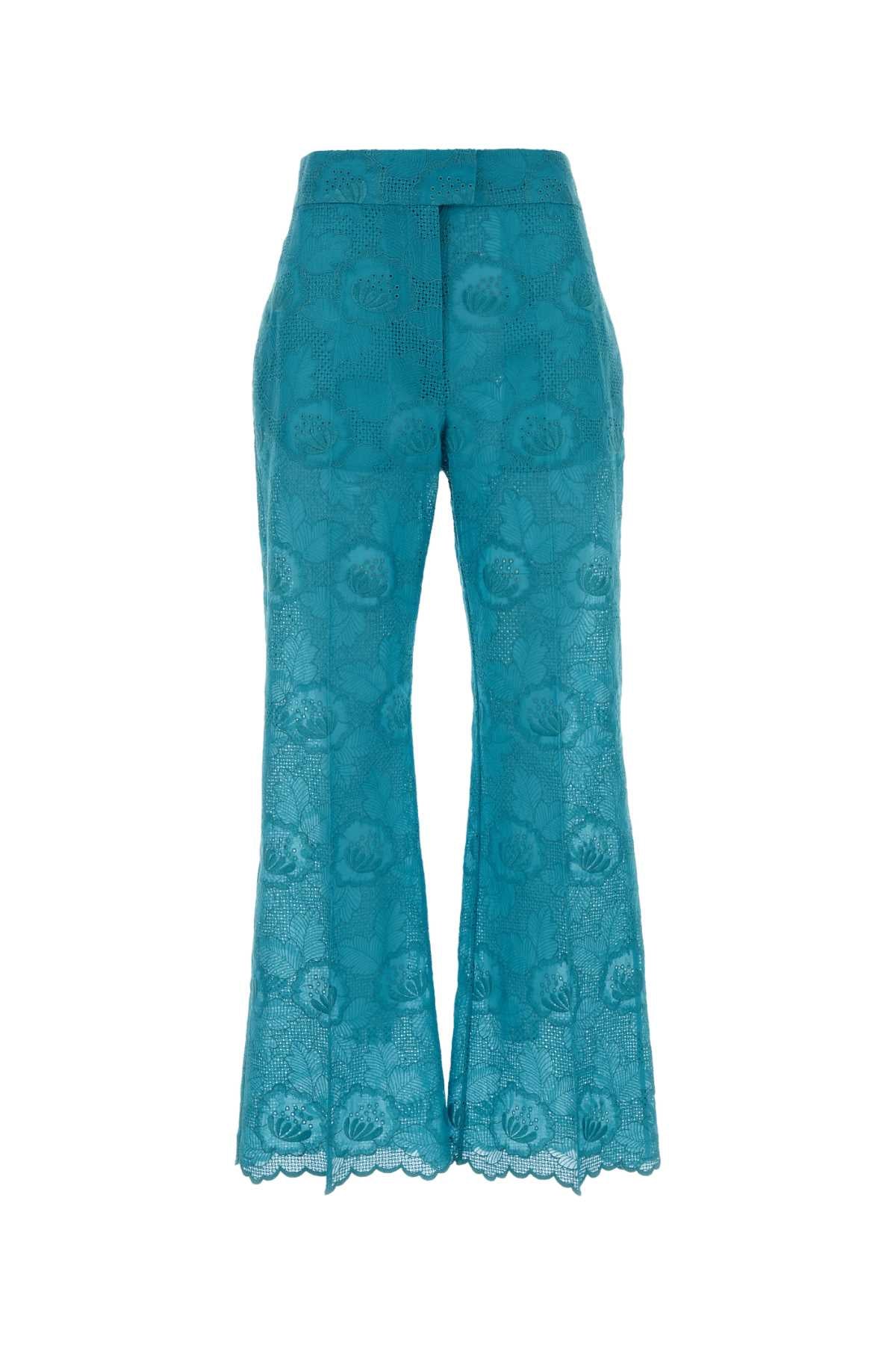 Valentino Garavani Mossi Trouser — Blue