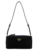 Prada Satin Shoulder Bag — Black