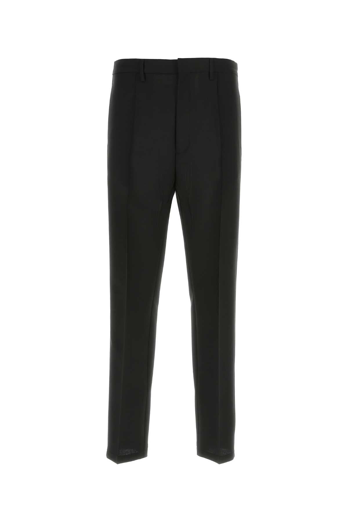 Prada Mohair Blend Trousers — Black