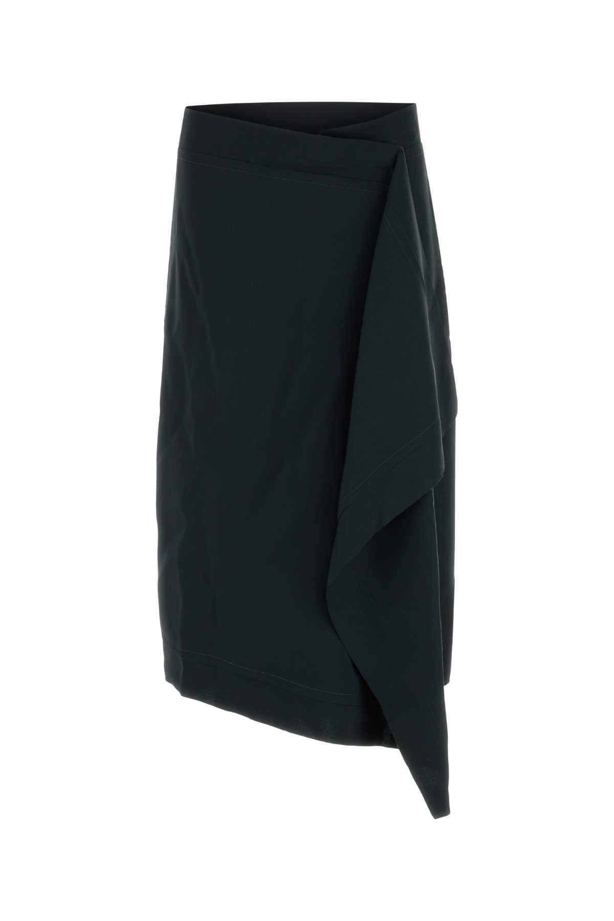 AMI Paris Midi Skirt — Black