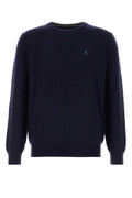 Polo Ralph Lauren Jersey de lana de cuello redondo - Azul marino