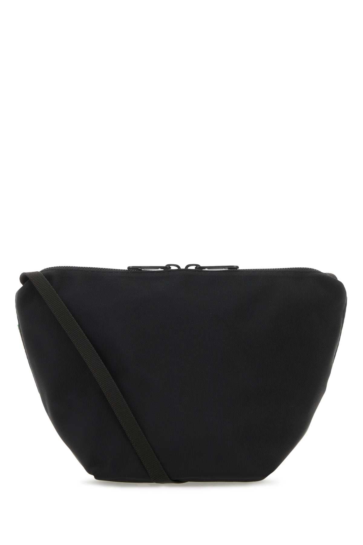 Herve' Chapelier Square Crossbody Bag — Black