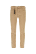 Incotex Stretch Cotton Trousers — Beige