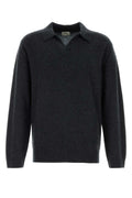 Le Kasha Polo Sweater — Navy