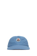 Moncler Jr CAPPELLO Logo-Embroidered Baseball Cap — Blue