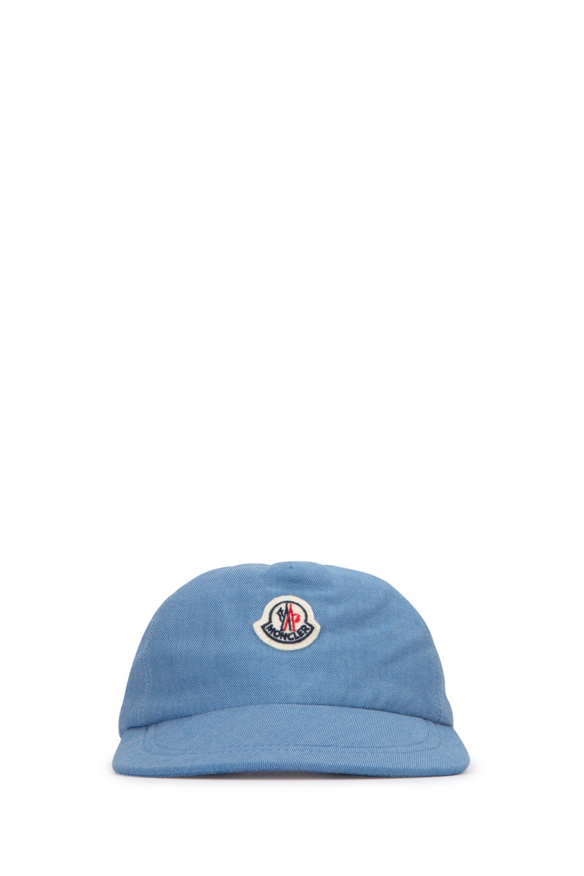 Moncler Jr CAPPELLO Logo-Embroidered Baseball Cap — Blue