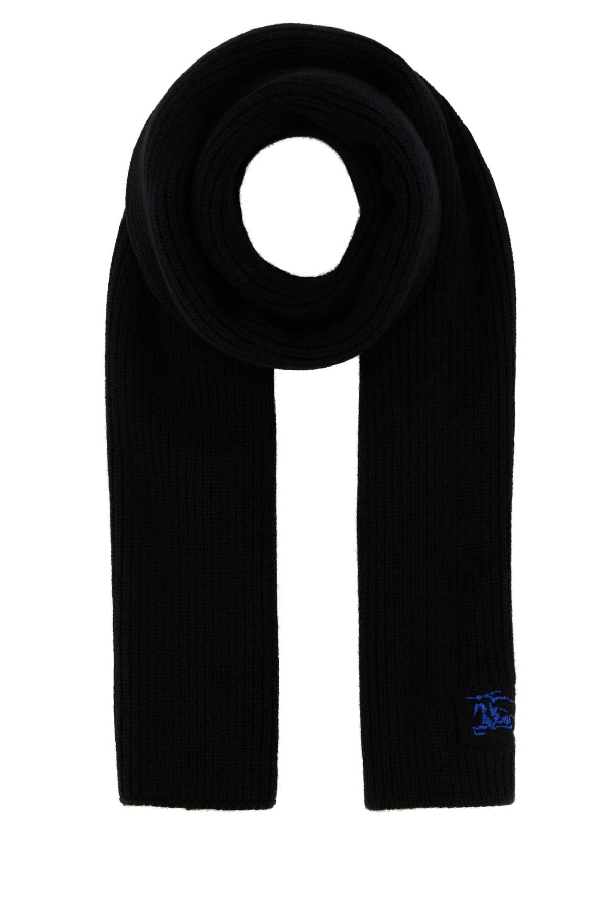 Burberry Cashmere Scarf — Black