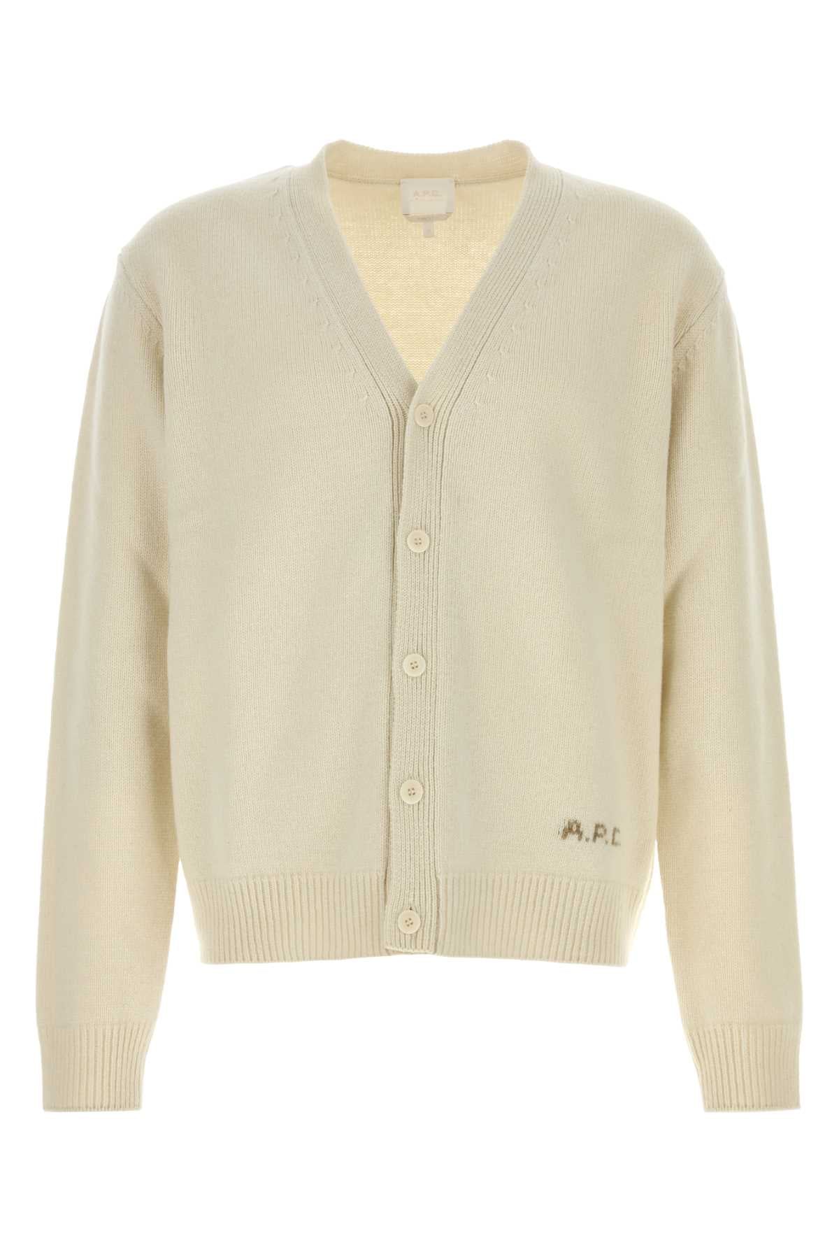 A.P.C. Kevin Cardigan — Beige