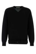 Random Identities Belted Sweater — Black