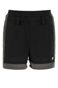 Ambush Color-Block Polyester Bermuda Shorts — Black