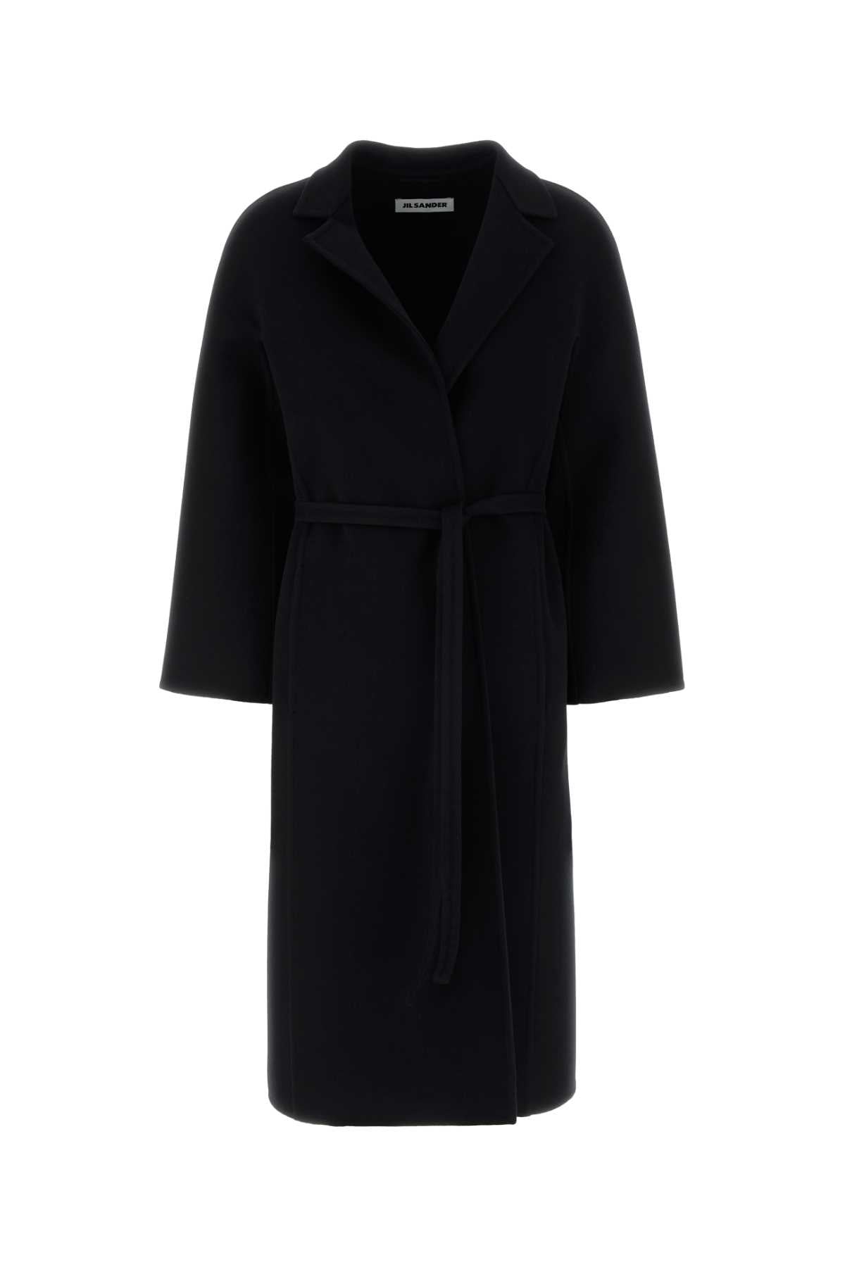 Jil Sander Wool Coat — Black