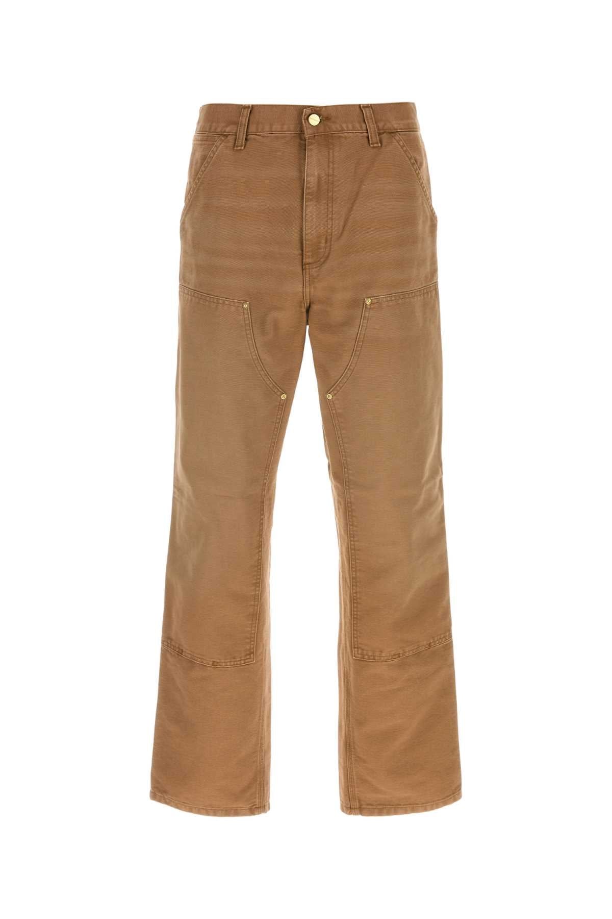 Carhartt Wip Double Knee Pant Cargo Pants — Camel