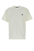 Prada Logo-Embroidered Cotton T-Shirt — White