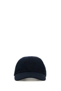 Prada CAPPELLI Logo-Embroidered Drill Cotton Baseball Cap — Navy
