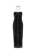 Oseree Midi Dress — Black