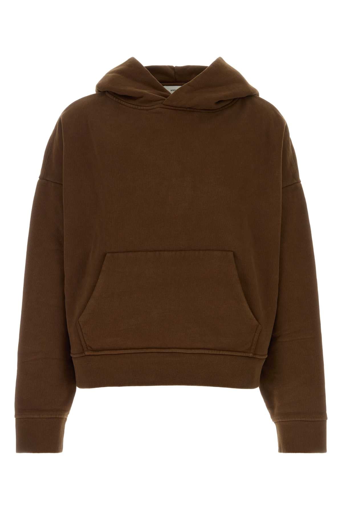 Entire Studios Hood Sweatshirt — Brown