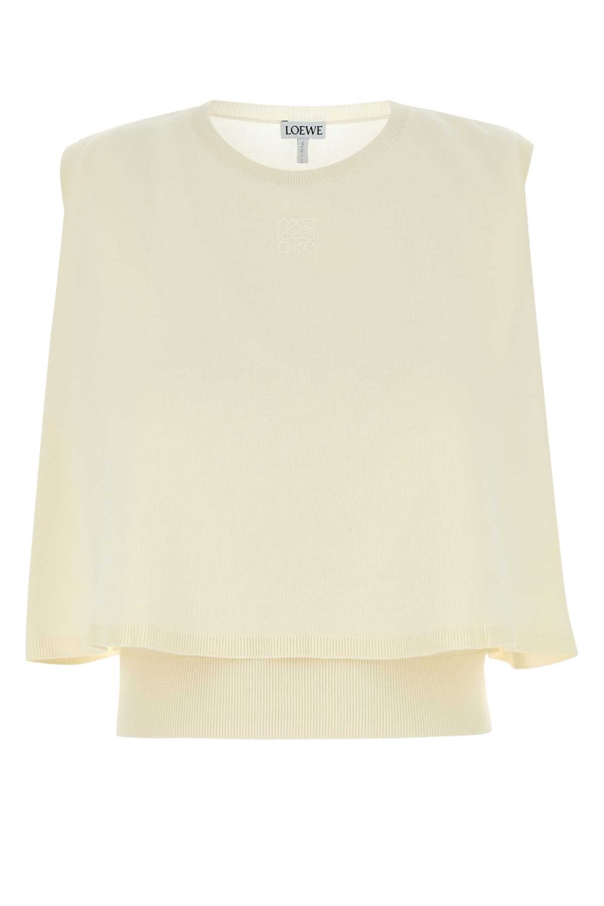 Loewe Sweater Vest — Beige